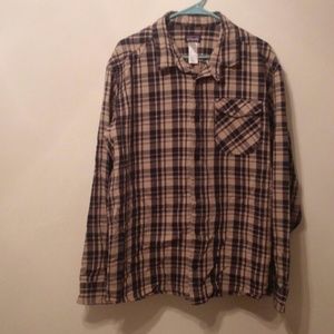 Men's Patagonia button up flannel